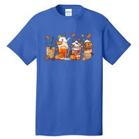 Nurse Fall Coffee Pumpkin Latte Thankful Nurse Thanksgiving Gift Tall T-Shirt