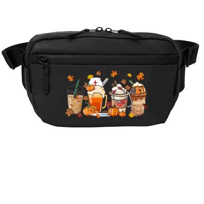 Nurse Fall Coffee Pumpkin Latte Thankful Nurse Thanksgiving Gift Crossbody Pack