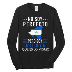 Nicaragua Flag Camiseta Nicaraguan Nicoya Pinoleros Hombre Tall Long Sleeve T-Shirt