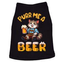 Norwegian Forest Cat Bavarian Drinking Beer Purr Me A Beer Doggie Tank