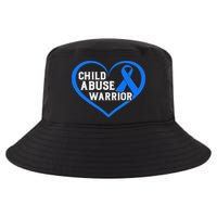 No For Child Abuse Excuse Prevention Month Blue Ribbon April Cool Comfort Performance Bucket Hat