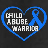 No For Child Abuse Excuse Prevention Month Blue Ribbon April Adult Drive Performance Visor