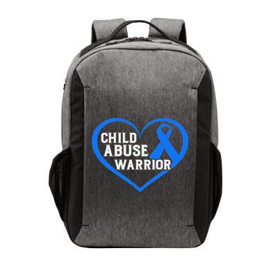 No For Child Abuse Excuse Prevention Month Blue Ribbon April Vector Backpack