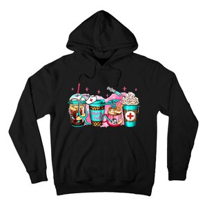 Nurse Fuel Coffee Pink Lover Nursing Caffeinated Lover Hoodie