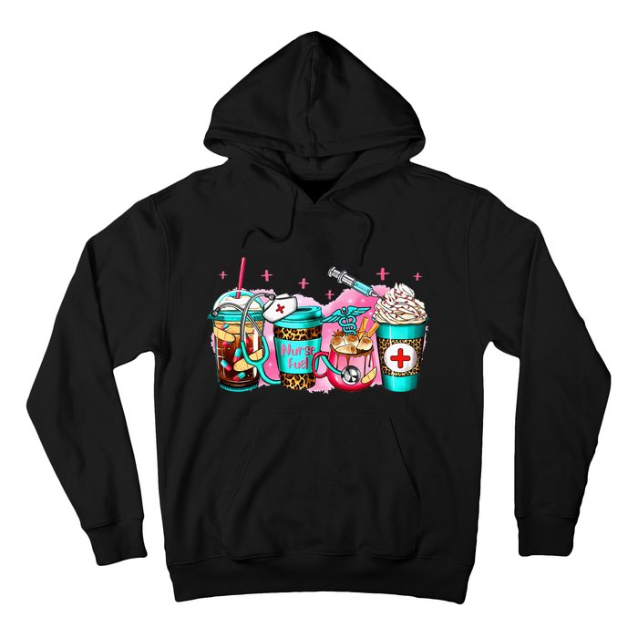 Nurse Fuel Coffee Pink Lover Nursing Caffeinated Lover Hoodie