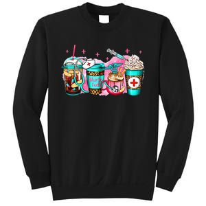 Nurse Fuel Coffee Pink Lover Nursing Caffeinated Lover Sweatshirt