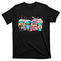 Nurse Fuel Coffee Pink Lover Nursing Caffeinated Lover T-Shirt