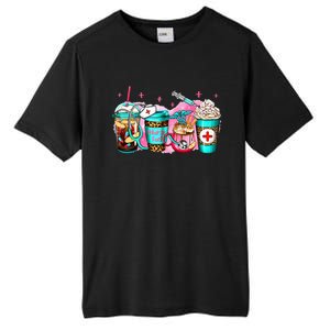 Nurse Fuel Coffee Pink Lover Nursing Caffeinated Lover Tall Fusion ChromaSoft Performance T-Shirt