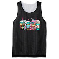 Nurse Fuel Coffee Pink Lover Nursing Caffeinated Lover Mesh Reversible Basketball Jersey Tank