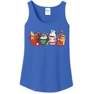 Nurse Fuel Christmas Coffee Latte Nursing Stethoscope Xmas Cool Gift Ladies Essential Tank