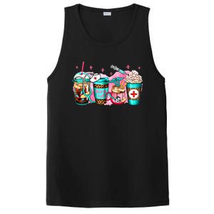 Nurse Fuel Coffee Pink Lover Nursing Caffeinated Lover Gift PosiCharge Competitor Tank