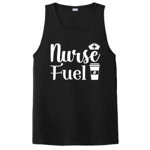 Nurse Fuel Coffee Cappuccino Gift PosiCharge Competitor Tank