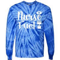 Nurse Fuel Coffee Cappuccino Gift Tie-Dye Long Sleeve Shirt