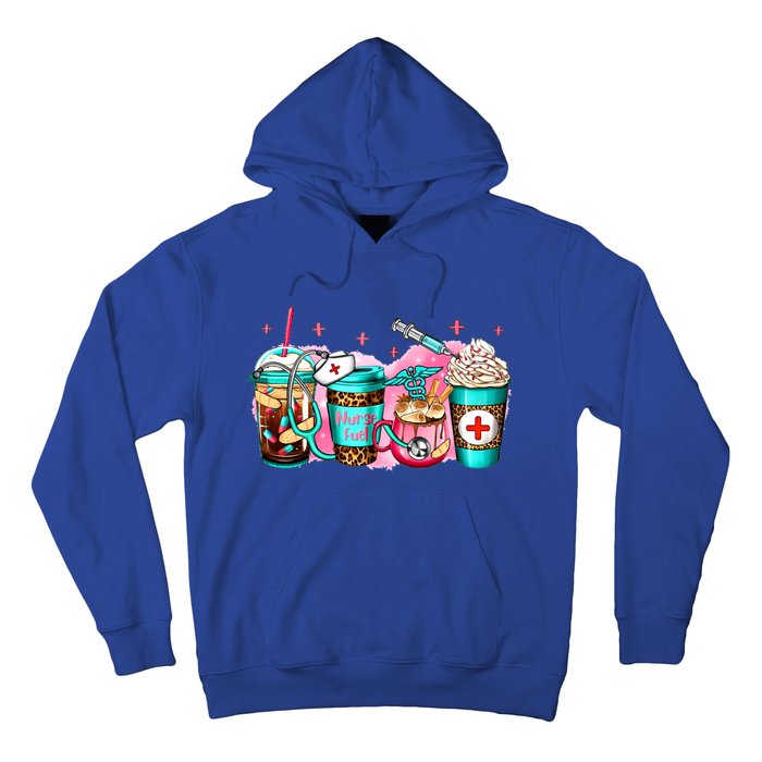 Nurse Fuel Coffee Pink Lover Nursing Caffeinated Lover Gift Hoodie