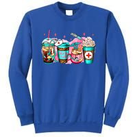 Nurse Fuel Coffee Pink Lover Nursing Caffeinated Lover Gift Sweatshirt