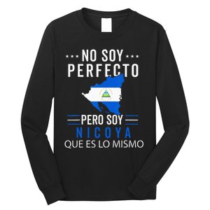 Nicaragua Flag Camiseta Nicaraguan Nicoya Pinoleros Hombre Long Sleeve Shirt