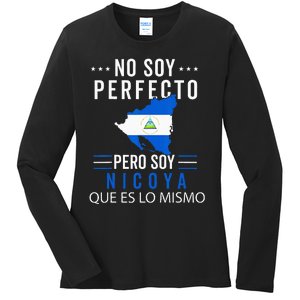 Nicaragua Flag Camiseta Nicaraguan Nicoya Pinoleros Hombre Ladies Long Sleeve Shirt