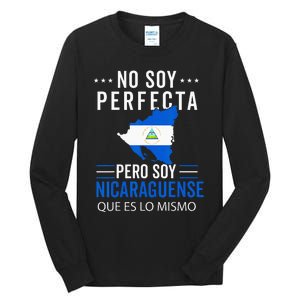 Nicaragua Flag Camiseta Nicaraguan Nicoya Pinoleros Mujer Tall Long Sleeve T-Shirt