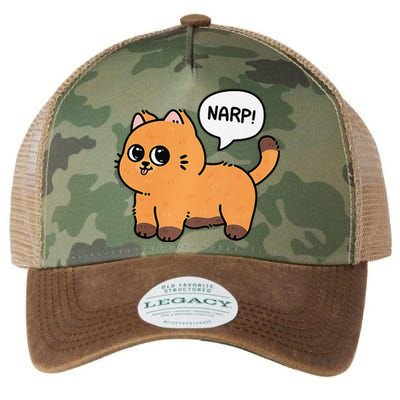 Narp! Funny Cat Lover Legacy Tie Dye Trucker Hat