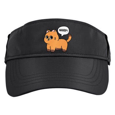 Narp! Funny Cat Lover Adult Drive Performance Visor