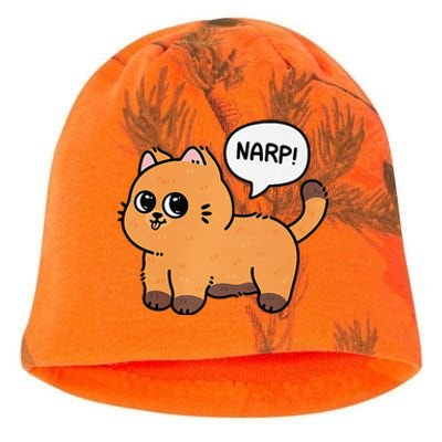 Narp! Funny Cat Lover Kati - Camo Knit Beanie