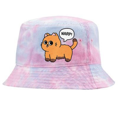 Narp! Funny Cat Lover Tie-Dyed Bucket Hat