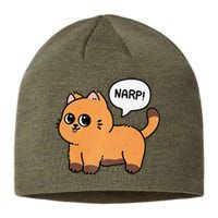 Narp! Funny Cat Lover Sustainable Beanie