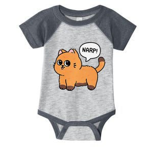 Narp! Funny Cat Lover Infant Baby Jersey Bodysuit