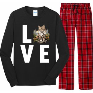 Norwegian Forest Cats Norwegian Forest Cat Gift Long Sleeve Pajama Set