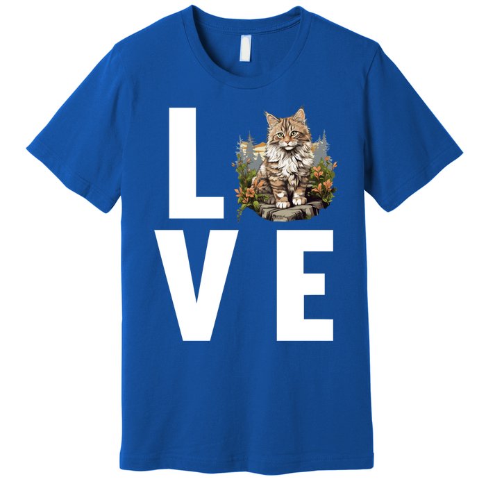 Norwegian Forest Cats Norwegian Forest Cat Gift Premium T-Shirt