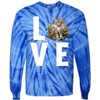 Norwegian Forest Cats Norwegian Forest Cat Gift Tie-Dye Long Sleeve Shirt