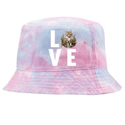 Norwegian Forest Cats Norwegian Forest Cat Gift Tie-Dyed Bucket Hat