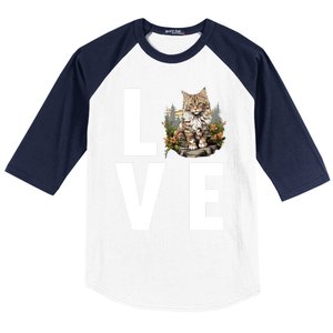 Norwegian Forest Cats Norwegian Forest Cat Gift Baseball Sleeve Shirt