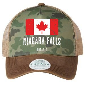 Niagara Falls CANADA CANADIAN Flag Legacy Tie Dye Trucker Hat