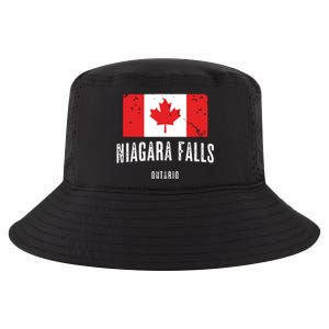 Niagara Falls CANADA CANADIAN Flag Cool Comfort Performance Bucket Hat