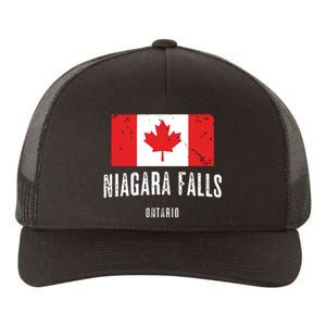 Niagara Falls CANADA CANADIAN Flag Yupoong Adult 5-Panel Trucker Hat