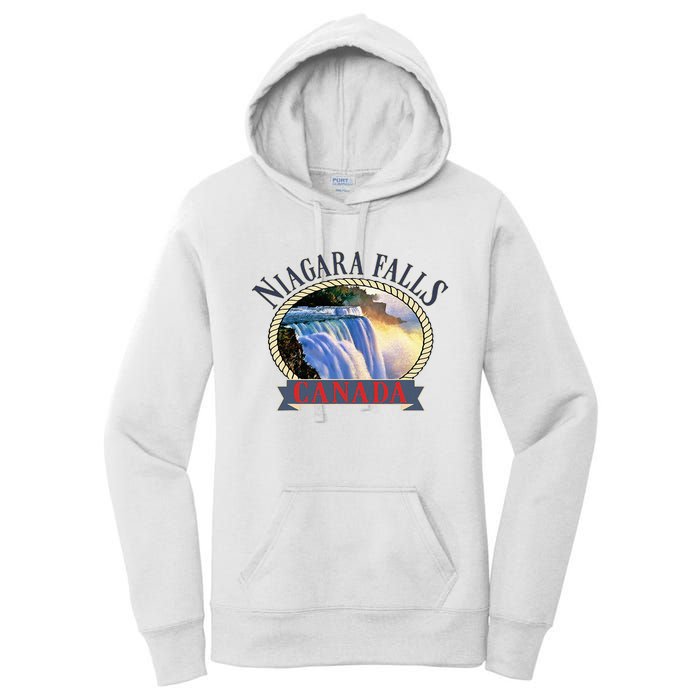 Niagara Falls Canada Usa Nature River Women's Pullover Hoodie