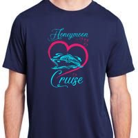 Newlywed FunLoving Couples Honeymoon Cruise Adult ChromaSoft Performance T-Shirt