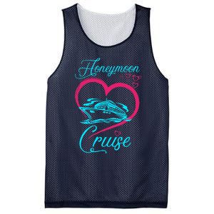 Newlywed FunLoving Couples Honeymoon Cruise Mesh Reversible Basketball Jersey Tank