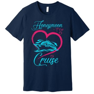 Newlywed FunLoving Couples Honeymoon Cruise Premium T-Shirt