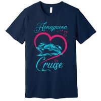 Newlywed FunLoving Couples Honeymoon Cruise Premium T-Shirt