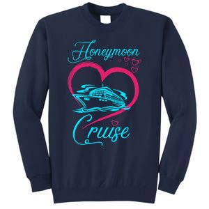 Newlywed FunLoving Couples Honeymoon Cruise Tall Sweatshirt