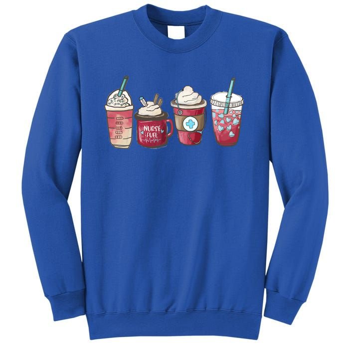 Nurse Fuel Coffee Iced Coffee Lover Nurse Life Nursing Great Gift Sweatshirt