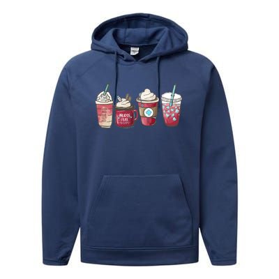 Nurse Fuel Coffee Iced Coffee Lover Nurse Life Nursing Great Gift Performance Fleece Hoodie