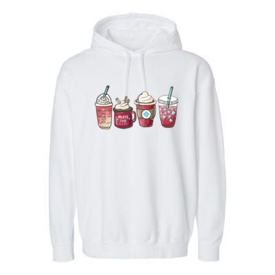 Nurse Fuel Coffee Iced Coffee Lover Nurse Life Nursing Great Gift Garment-Dyed Fleece Hoodie