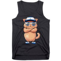 Nicaraguan Flag Cat Mom Souvenirs Products Kitten Nicaragua Tank Top