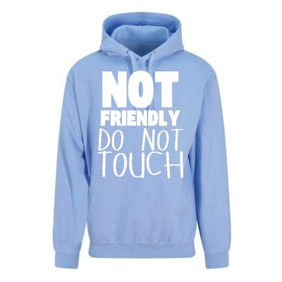 Not Friendly Do Not Touch Unisex Surf Hoodie