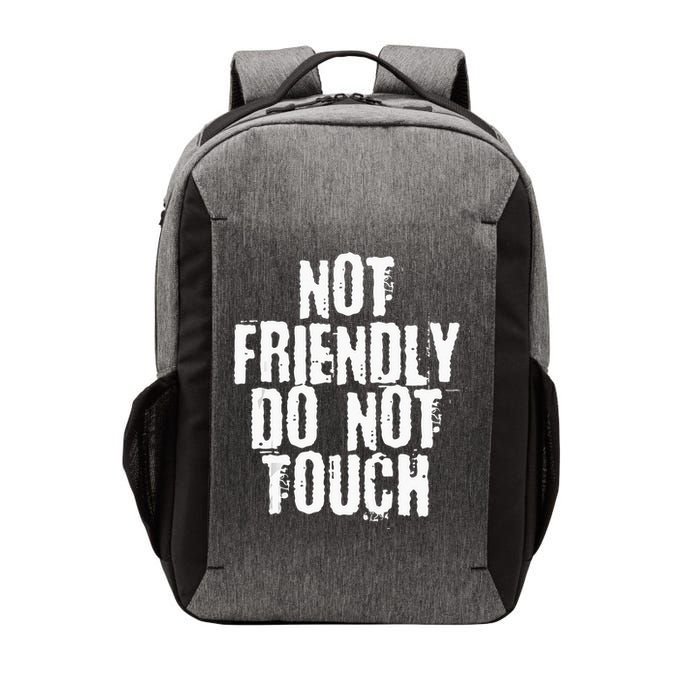Not Friendly Do Not Touch Vector Backpack