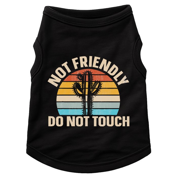 Not Friendly Do Not Touch Doggie Tank