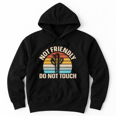 Not Friendly Do Not Touch Hoodie